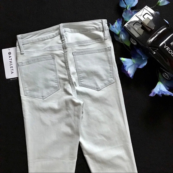 Athleta NWT Sculptek Skinny Crop Jeans Women 4 - Picture 6 of 9